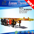 LIANGSHAN JUYUAN logistics truck trailer use 3 axles 20ft container trailer with 12 twist lock